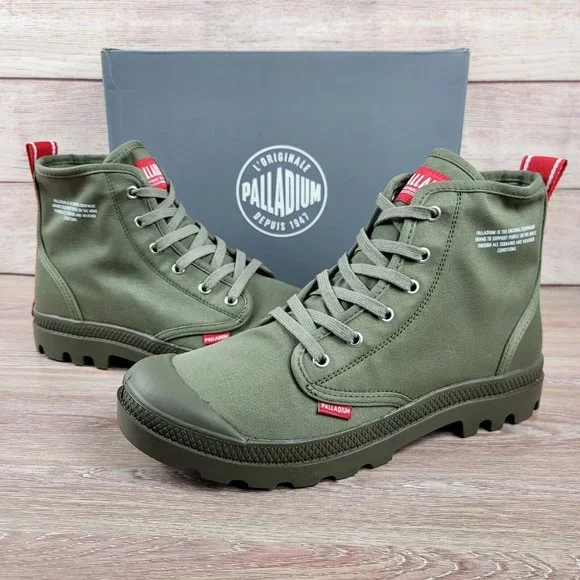 NEW Palladium Pampa Hi Combat Sneaker Boots Men's Size 13 Hiking Trail Shoes - Picture 2 of 10